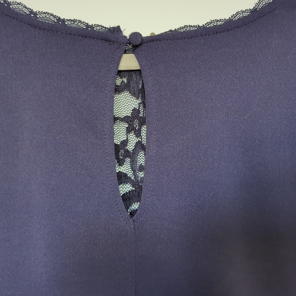 Torrid Plus Size Navy Blue Shirt Silky Soft - Picture 4 of 5